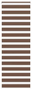 vidaXL Cortina de zebra 80x230 cm largura do tecido 75,9 cm poliéster