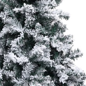 Árvore de Natal artificial com flocos de neve 300 cm PVC verde