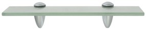 Prateleiras flutuantes 2 pcs vidro 30x10 cm 8 mm