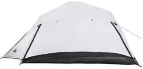 Tenda familiar cúpula p/ 6 pessoas opaca impermeável branco