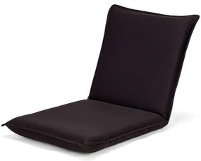 Cadeira de chão dobrável com poltrona robusta para assistir TV - cinza
