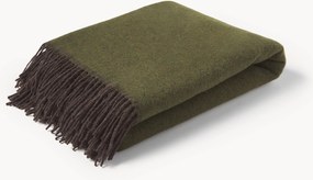 Manta reversível em lã Double Face