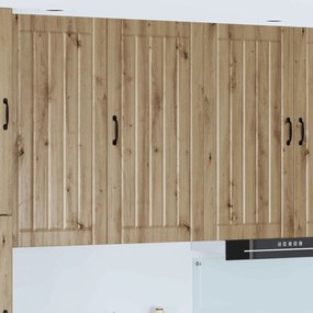 vidaXL Armário de Cozinha Carvalho Artesanal 50 x 31 x 100 cm