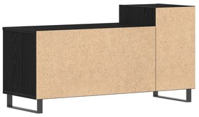 Armário para TV vidaXL Preto Carvalho 100x35x55 cm Madeira Engineered