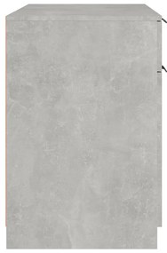 Secretária 100x50x75 cm derivados de madeira cinza cimento