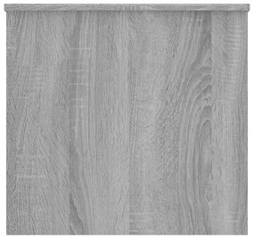 Mesa de centro 102x55,5x52,5cm madeira processada sonoma cinza