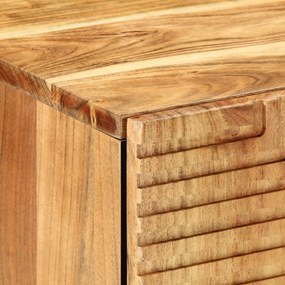 Conjunto de Móveis para Casa de Banho 2 Peças em Madeira Maciça de Acá