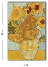 Pintura Decorativa em Tela 4570VANGOGH003 – Multicolor – 45 x 70 cm