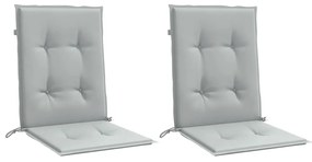 Almofadões lombares cadeiras 2pcs 100x50x4 cm mesclado tecido