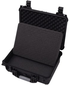 Caixa de equipamento protetora 40,6x33x17,4 cm preto
