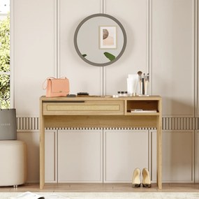 Mesa de Maquilhagem ON18 – Nogueira – 100x75x44,5 cm