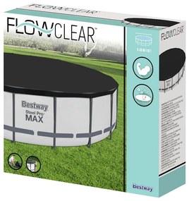 Flowclear Cobertura de piscina Fast Set 555 cm