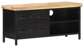 vidaXL Móvel de TV 90x30x41 cm madeira de mangueira áspera