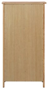 Garrafeira 56x32x110 cm madeira de carvalho maciça