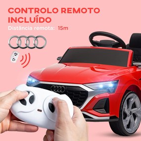 AIYAPLAY Carro Elétrico para Crianças acima de 3 Anos Carro Audi Q8 Et