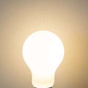 Conjunto de 5 lâmpadas LED E27 reguláveis A60 Opal 7W 806 lm 3000K