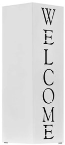Suporte para guarda-chuvas Welcome aço branco