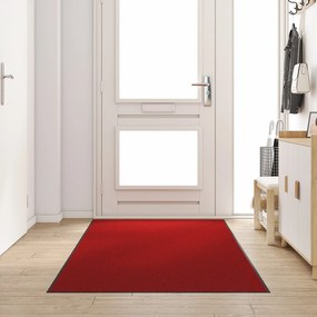 Capacho Retangular vidaXL Vermelho 120x300 cm