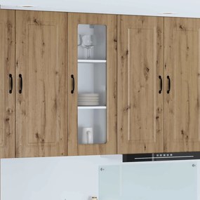 vidaXL Armário de Cozinha Kalmar Carvalho Artesanal 40 x 31 x 100 cm