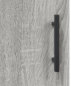 Mesa cabeceira 40x40x50 cm derivados de madeira cinzento sonoma