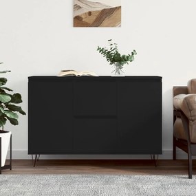 Aparador 104x35x70 cm derivados de madeira preto