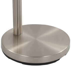 Candeeiro de pé alto 200 cm 5 x E14 prateado