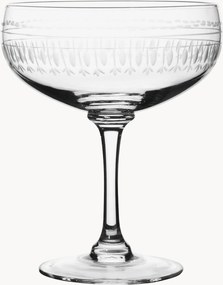 Copos de cocktail em cristal artesanal Ovals, conjunto de 4