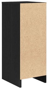 Aparador 29,5x34x76 cm derivados de madeira carvalho preto