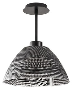 Candeeiro de Teto Bornova – Preto – 30 cm