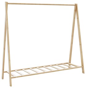 vidaXL Roupeiro com prateleiras 106x34x102 cm bambu