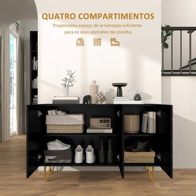 Armário Moderno – Modelo Turku – 120x40x75 – Armazenamento Vertical –