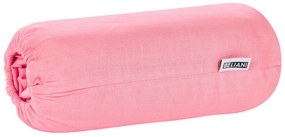 Lençol-capa em algodão rosa coral 160 x 200 cm JANBU Beliani