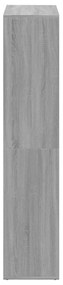 Estante divisória 69,5x29x137,5 cm deriv. madeira cinza sonoma
