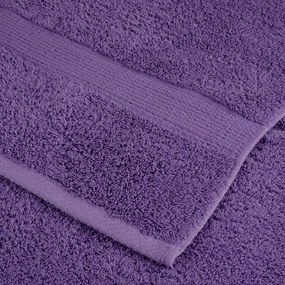 Toalhas de mãos premium SOLUND 10 pcs 50x100 cm 600 gsm roxo