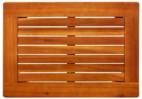 Mesa de centro p/ jardim 50x35x36 cm madeira de acácia maciça