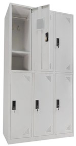 Cacifo Metálico Triplo com 6 Cacifos 1700x900x500 mm s/ Pés Riva