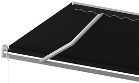 Toldo retrátil manual 500x350 cm antracite