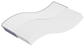 vidaXL Colchão de espuma médio suave 120x200 cm