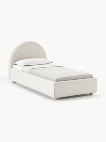 Cama de solteiro em teddy Ebba