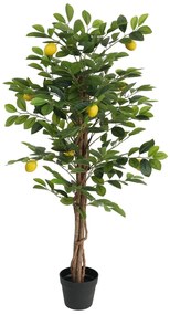 Limoeiro artificial com 3 troncos 120 cm PP verde
