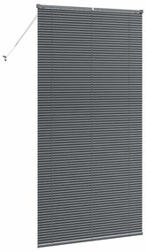 Persiana de Janela Cinzento-escuro 110 x 220 cm Alumínio