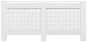 Cobertura de radiador 172x19x81,5 cm MDF branco