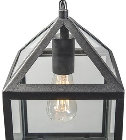 Candeeiro de suspensão industrial para exterior preto IP23 - Amsterdam Moderno,Rústico