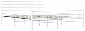 Estrutura de cama metal 160x200 cm branco