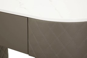 BED DESK SHARON GREY WITH STOOL CM 120X40X75 (STOOL SIZE Ø36X39)