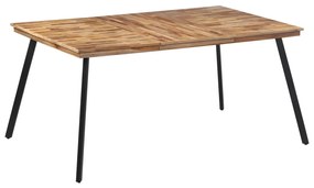 vidaXL Mesa de jantar 169x98,5x76 cm madeira de teca maciça