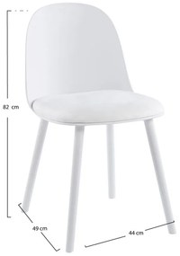 Cadeira Ladny Suprym - Branco
