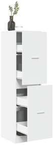 Armário boticário 40x41x144,5 cm derivados de madeira branco