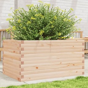 vidaXL Vaso/floreira de jardim 90x60x46 cm madeira de pinho maciça