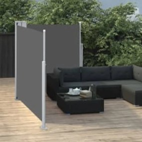 Toldo lateral retrátil 160x600 cm antracite